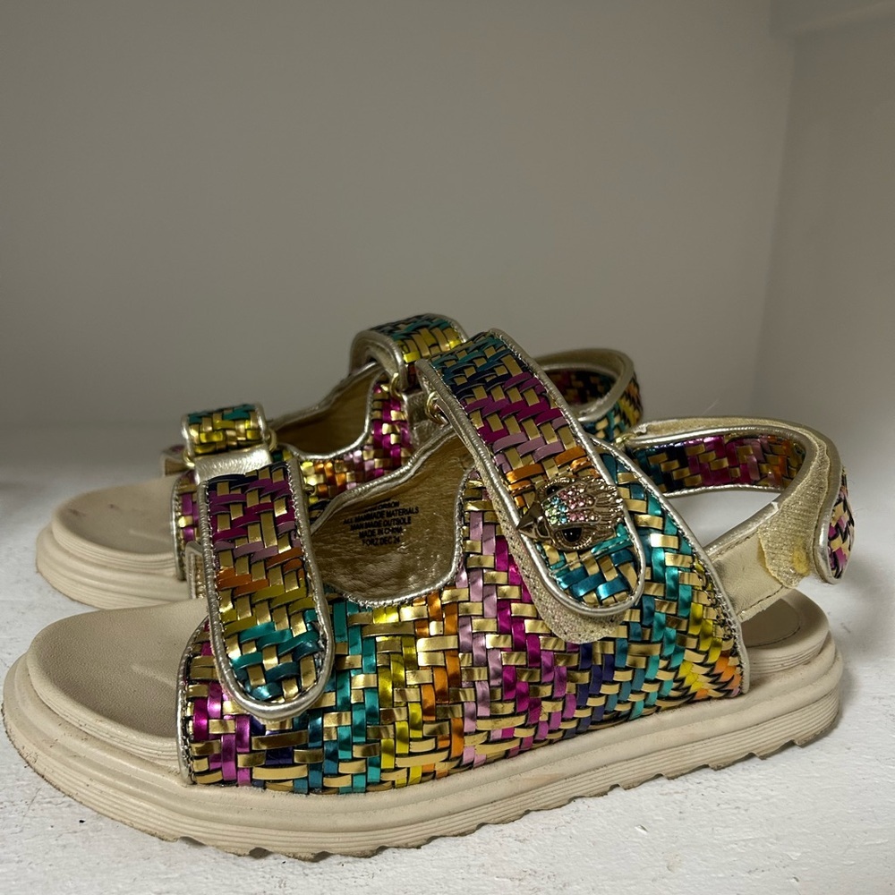 Kurt Geiger Multicolor Woven Kids Sandals